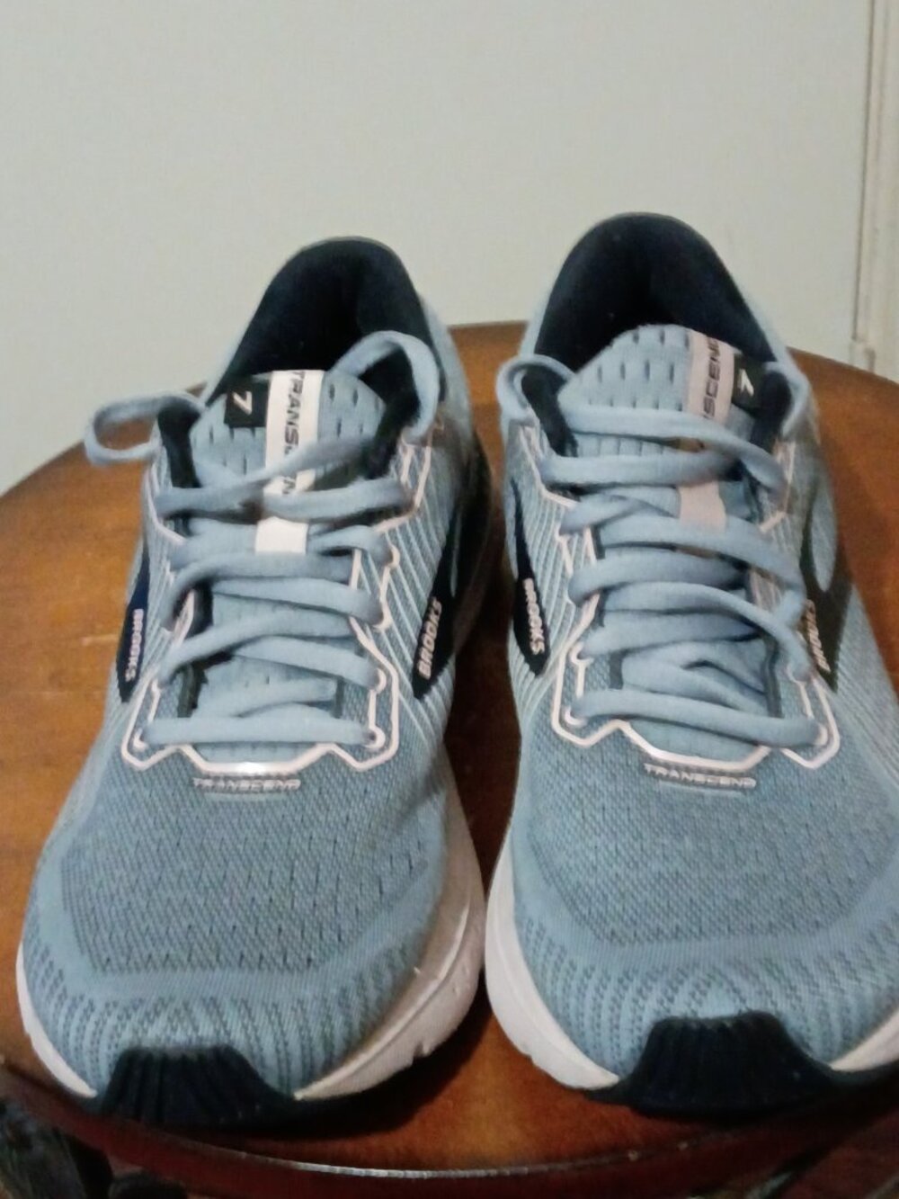 Brooks Womens Transcend 7 1203191B074 Gray Pink Running Shoes Sneakers Size 8 B - Picture 5 of 14